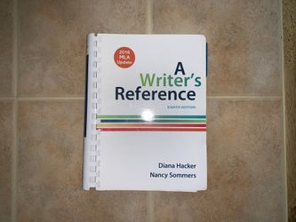 A Writer’s Reference
