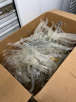 Large box of hangers