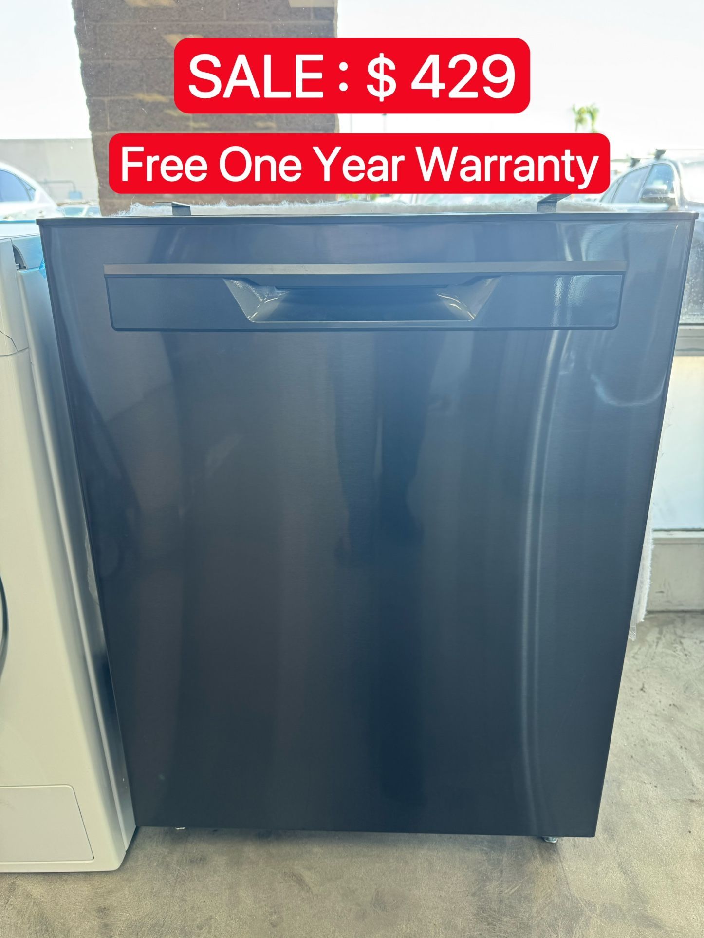 Frigidaire Gallery Black stainless Steel Dishwasher-Free One Year Warranty