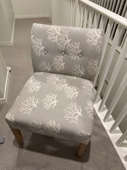 Armless Button Tufted Upholstered Accent Chair