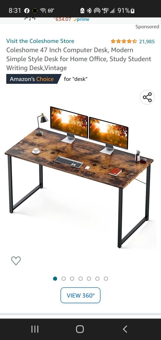 New Computer Desk