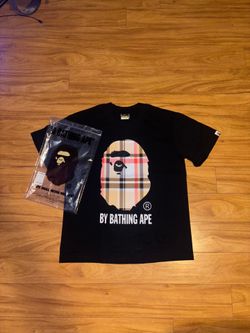 Black Burberry bape tee size medium