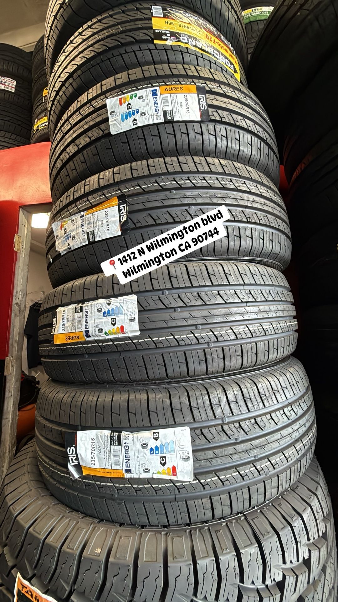 Vendo llantas nuevas 235/70/R16 Marca IRIS