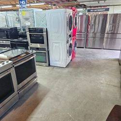 Huge Sale Store Full Of Nice Like Brand New Washer Dryer Fridge Stove Oven Stackable Free Warranty Free Financing Available 90day TO Pay 