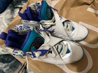 Nike Air Jordan 8 Retro “White Aqua size 9.5