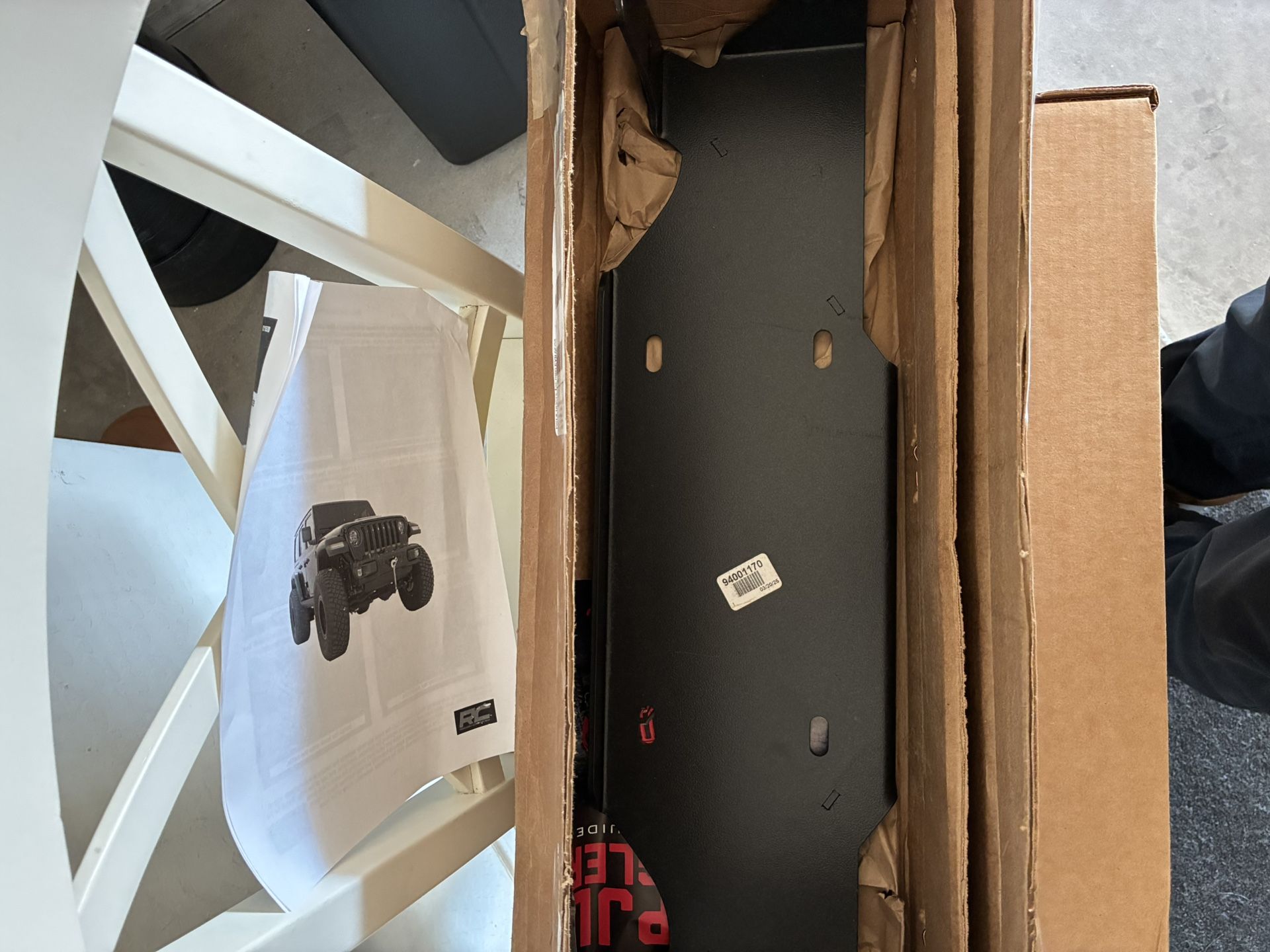 Jeep Wrangler JL Winch Plate