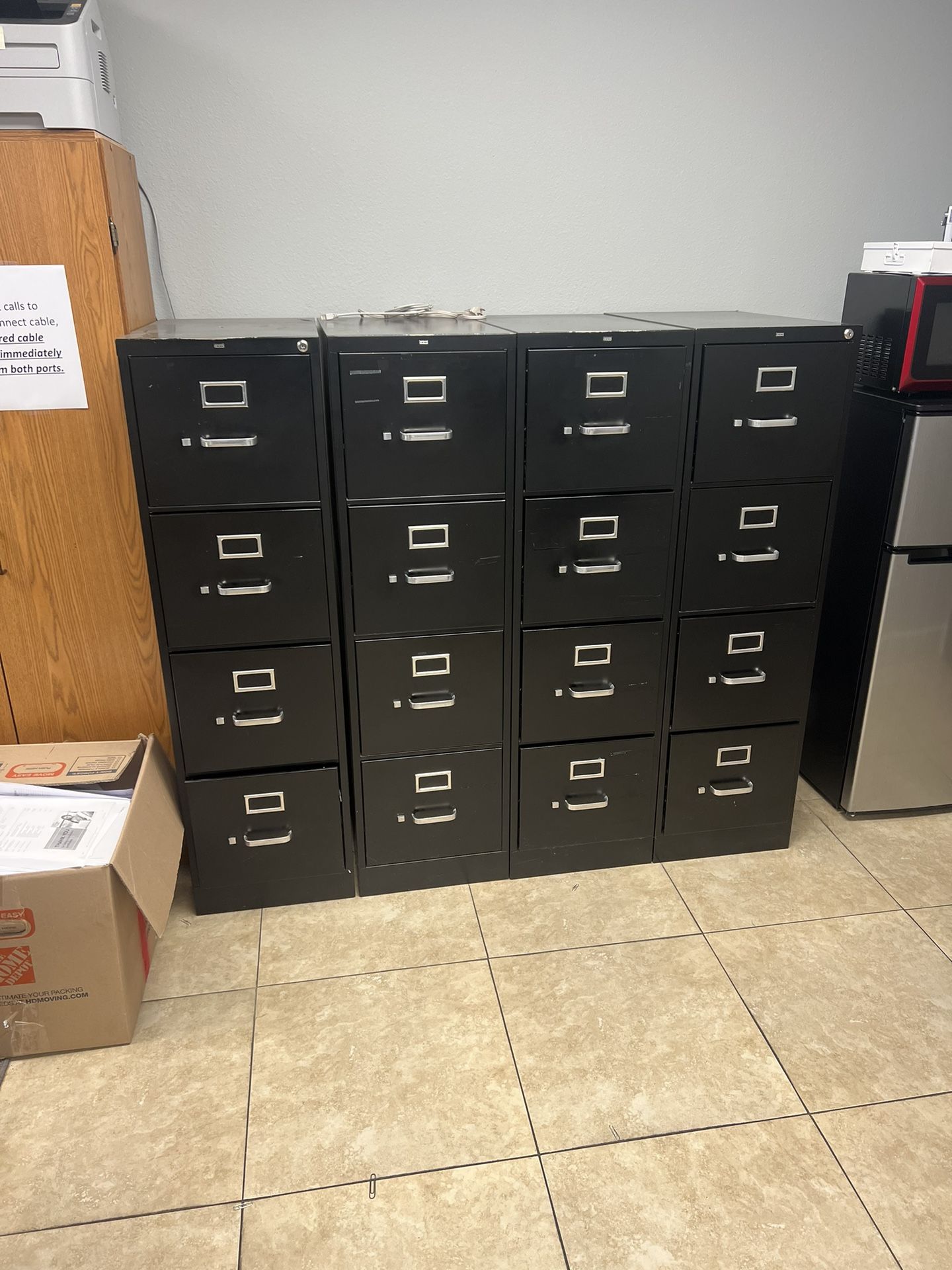 4 File Cabinets