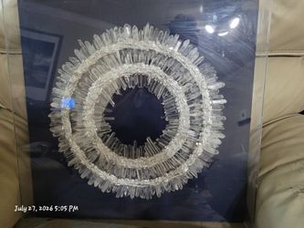 Crystal  framed art