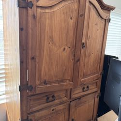 Solid Wood Chest/armoire