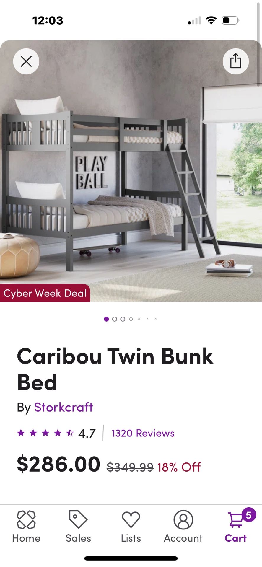 Boys Bunk bed