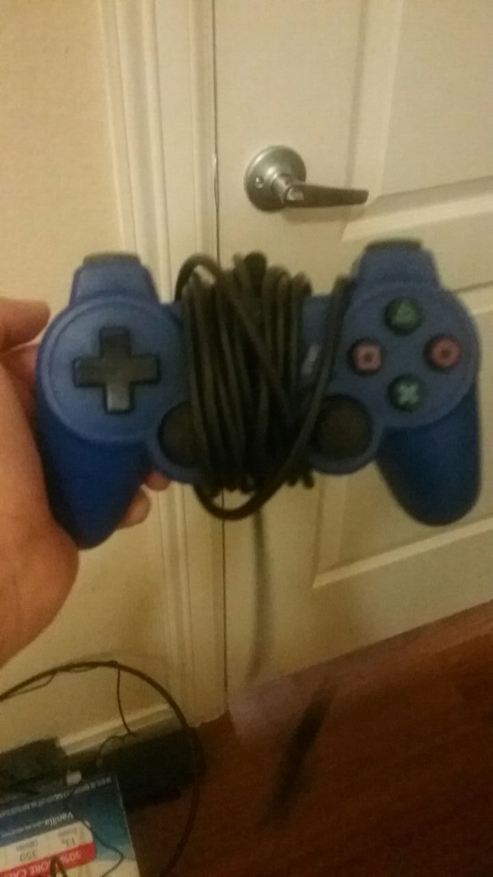 New blue wired ps3 controller