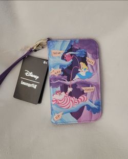 Alice in Wonderland Chesire cat tech wallet