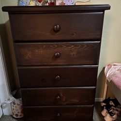 Tall Brown Dresser Heavy Duty Pick Up Only
