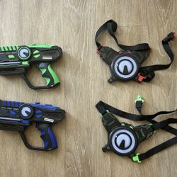 Laser Tag Guns with Vests. ArmoGear Set of 2  