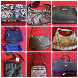 Lot WOMENS PURSE BAG Macy's NEW & USED - Samsonite Luggage Vera Bradley TALBOT 