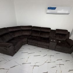 Adjustable Sectional With Recliner ***READ DESC.***