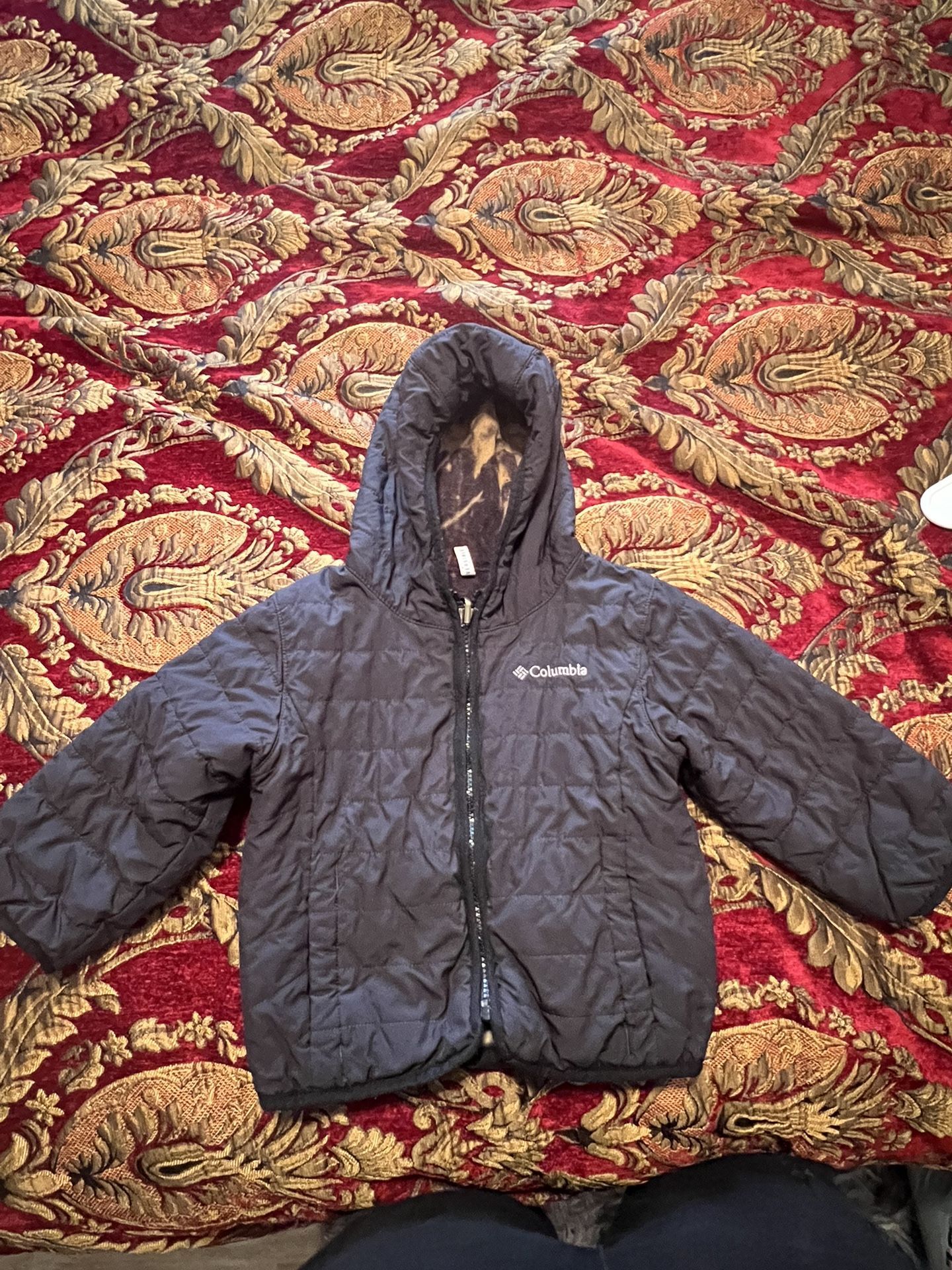 Columbia fleece reversible jacket