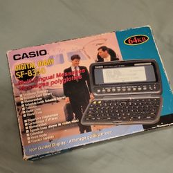 Retro Casio Digital Diary SF-8350 Organizer 64k New for Sale in Williston  Park, NY - OfferUp