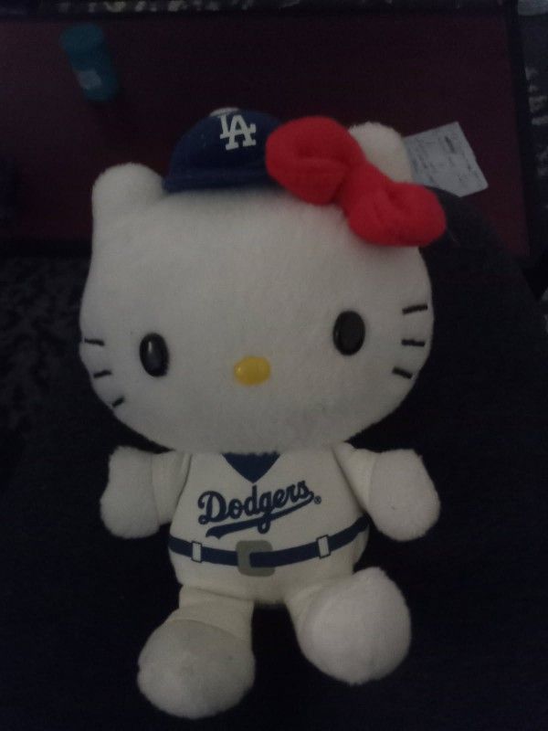 Commemorative Dodgers Hello Kitty Plushie