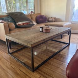 Restoration Hardware “Brick makers” Coffee Table 
