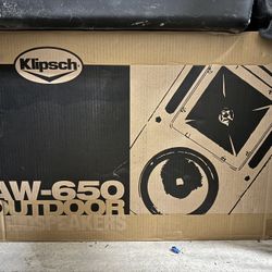 Klipsch AW-650 Speakers