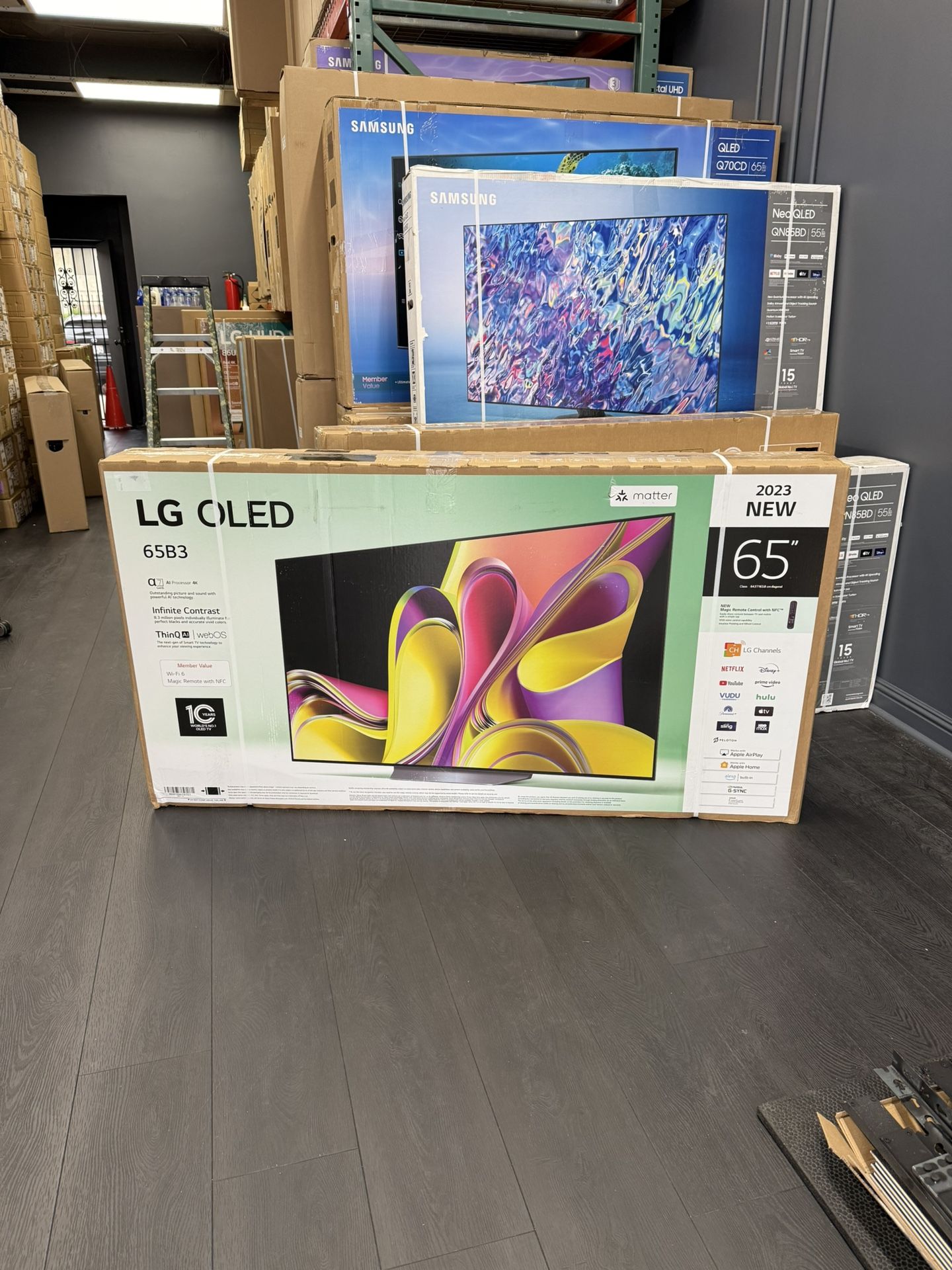 LG OLED 65 INCH NEW SMART 4k TV 65B3