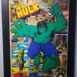 Marvel Incredible Hulk 3D Framed Picture
