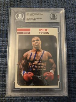 2024 Mike Tyson On Card Auto