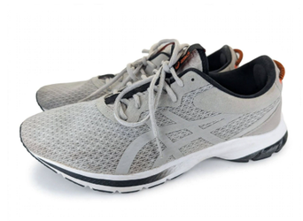 ASICS Gel Kumo Lyte 2 Mens 13 Grey Sheet Rock Running Shoes Good Used 1011B043