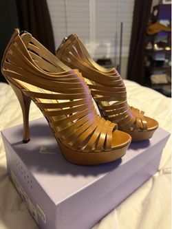 Leather heels