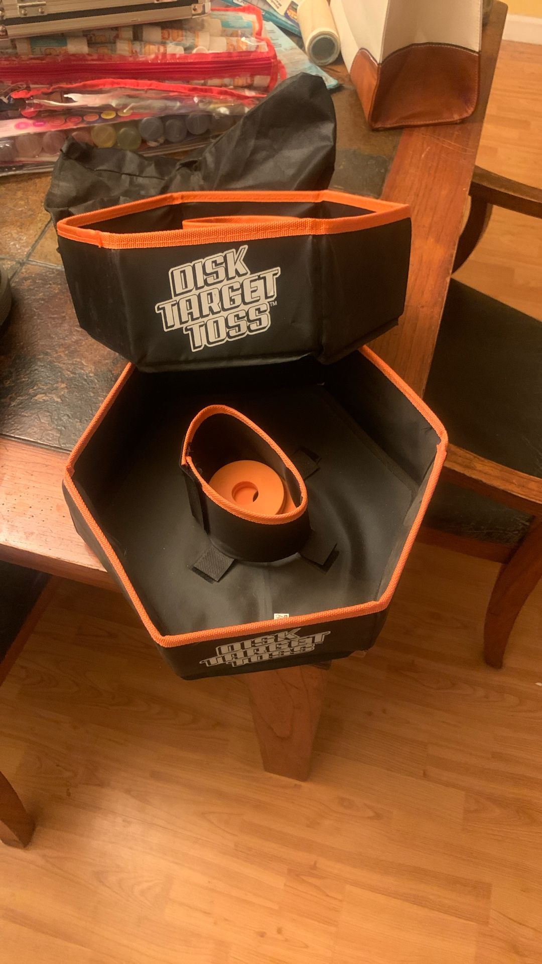 Disk Target Toss Outside Game