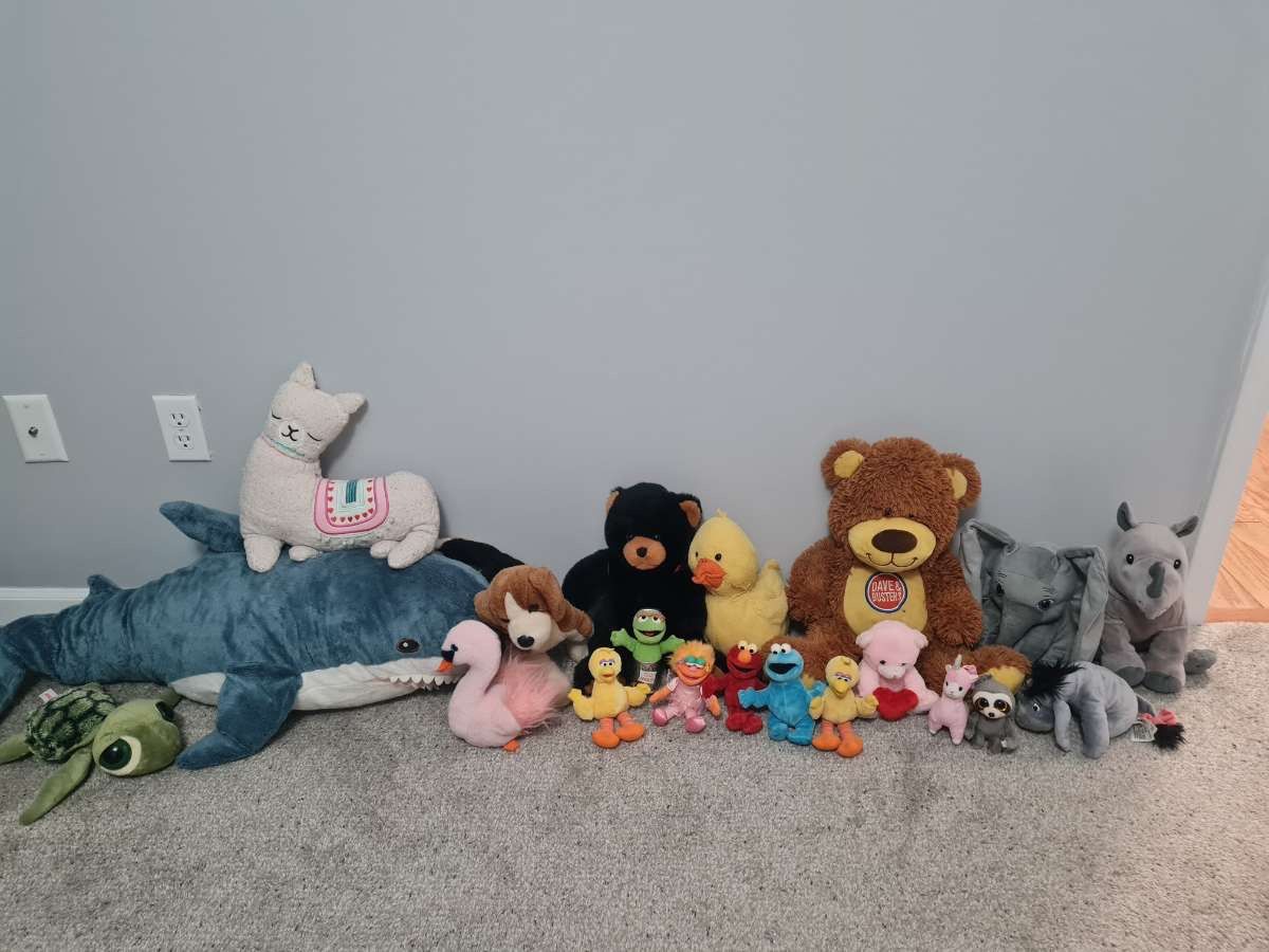Stuffed Animals-Disney, Llama, Bear, Elmo