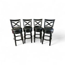 4 Swivel Bar Stools