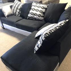 Two tone Black Sectional On Sale