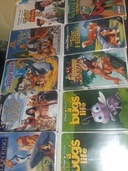 Disney And PIXAR COLLECTABLE VHS TAPES EARLY 90'S