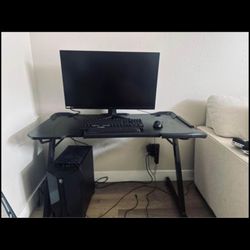 LG Ultra Gear 30 Inch Monitor & Desk, Keyboard, Mouse 