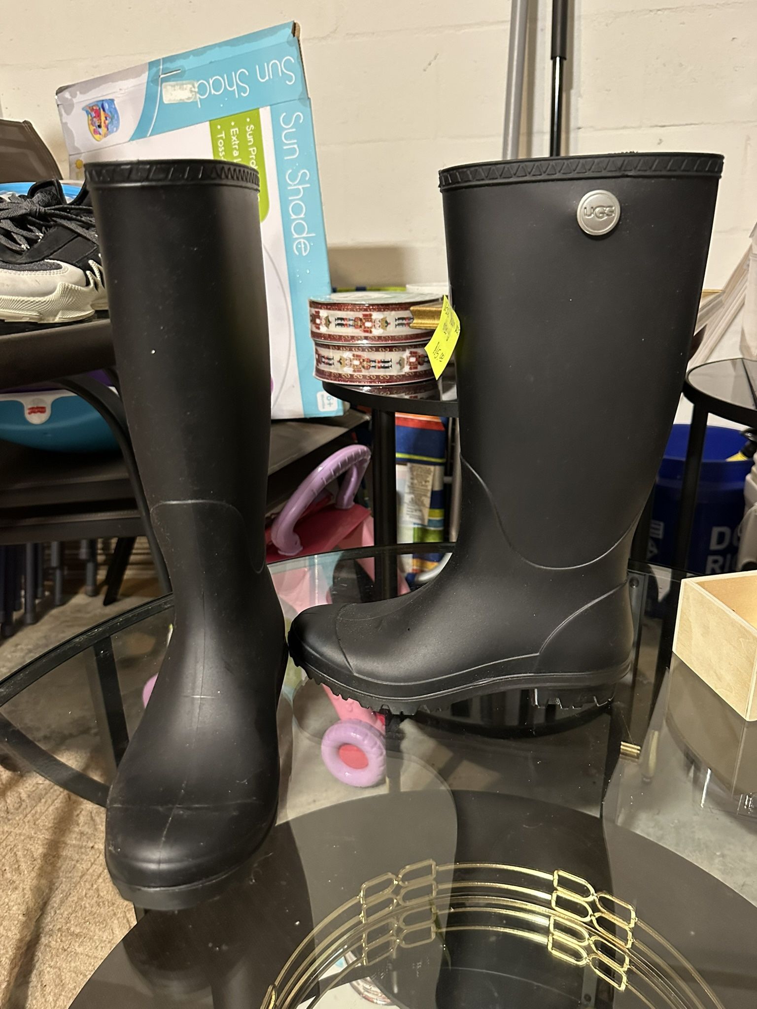 Size 6 UGG rain boots