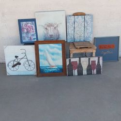 8 Wall Art Pictures - $20 for ALL Together