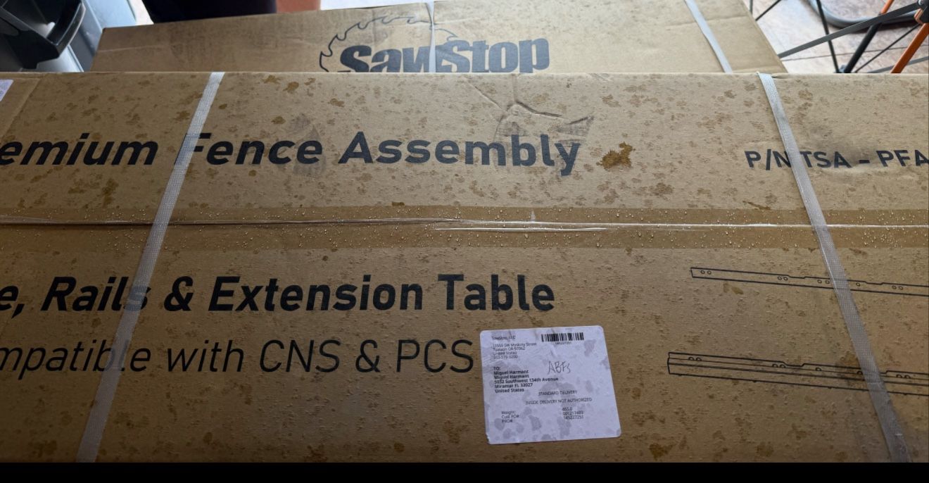 Sawstop Premium Fence 30” Assembly Brand New In Box