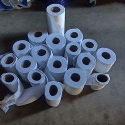 rollos de papel empezados 