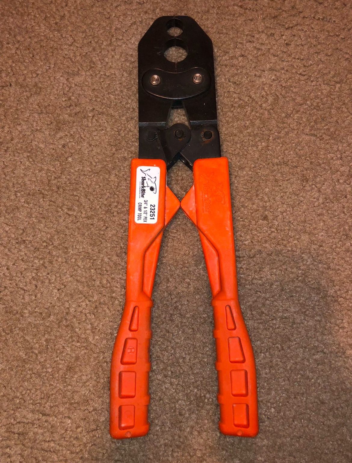 Used Crimp Tool - Pipe Clamp Cinch Tool Crimping Tool Crimper for Stainless Steel Clamps from 3/4 to 1/2-inch