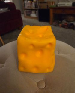 Squishy cheese large cube stress relief fidget sensory toy
