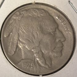 5 cents 1929 S. Vintage coin USA 