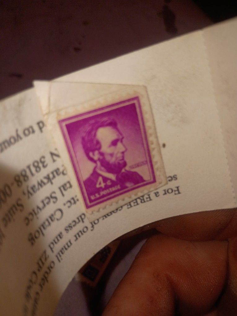 Stamp Lincoln 4cents