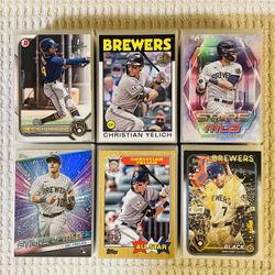 Milwaukee Brewers 365 Card Baseball Lot!