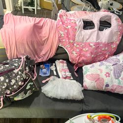 Baby Girl Diaper Bag Plus Accessories 