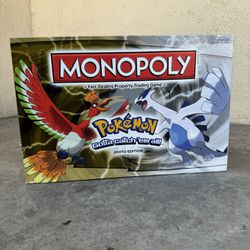 Brand New Pokémon Monopoly - Complete Set, Never Used!"