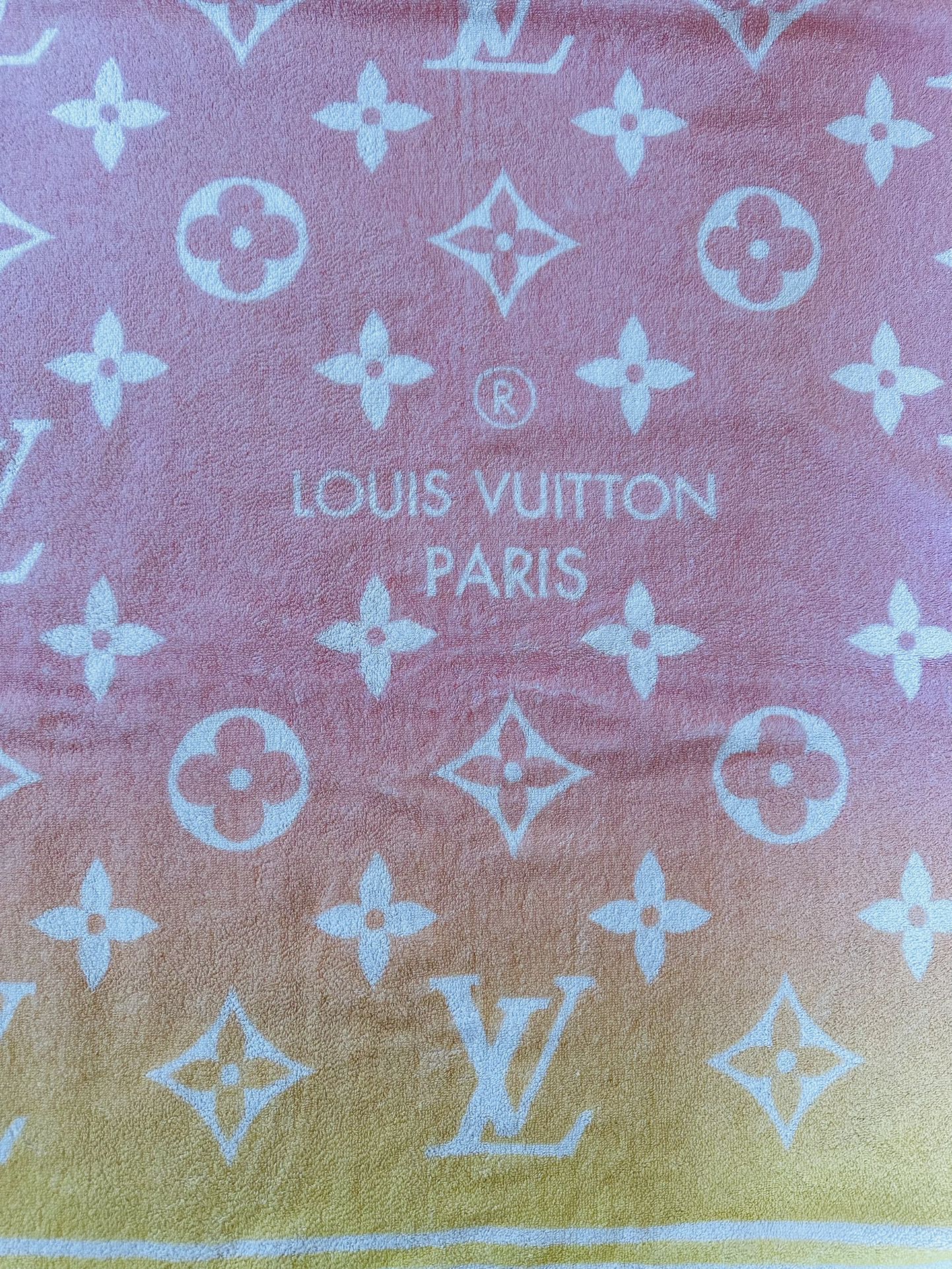 Louis Vuitton Towel - 8 For Sale on 1stDibs  louis vuitton beach towel, louis  vuitton hand towel, lv towel price