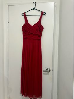 Red beautiful long dress