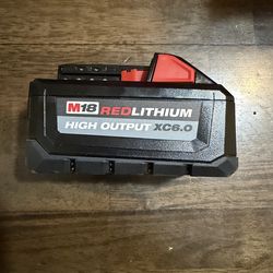 Milwaukee M18 6.0 High Output Battery